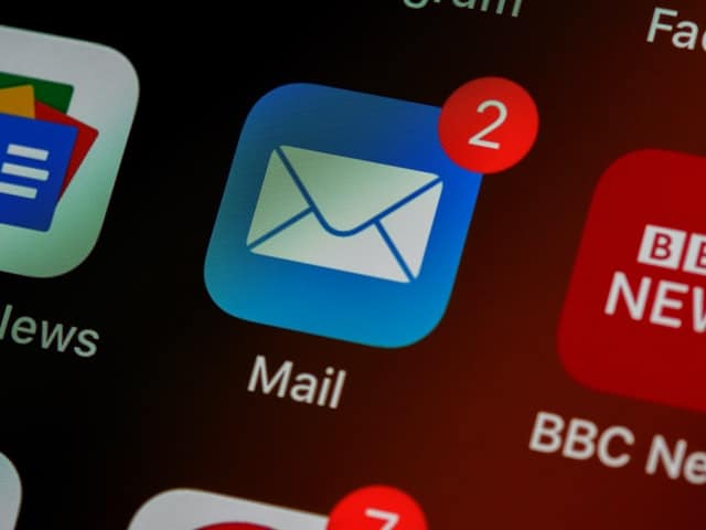 hoe mail openen in engels